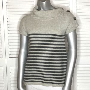 Theory Christobal S Cashmere Striped Sweater Top S